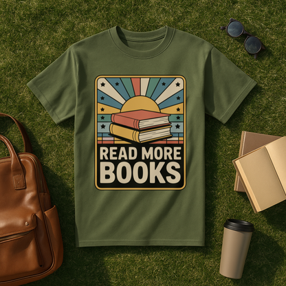 Read More Books Library Poster T-Shirt