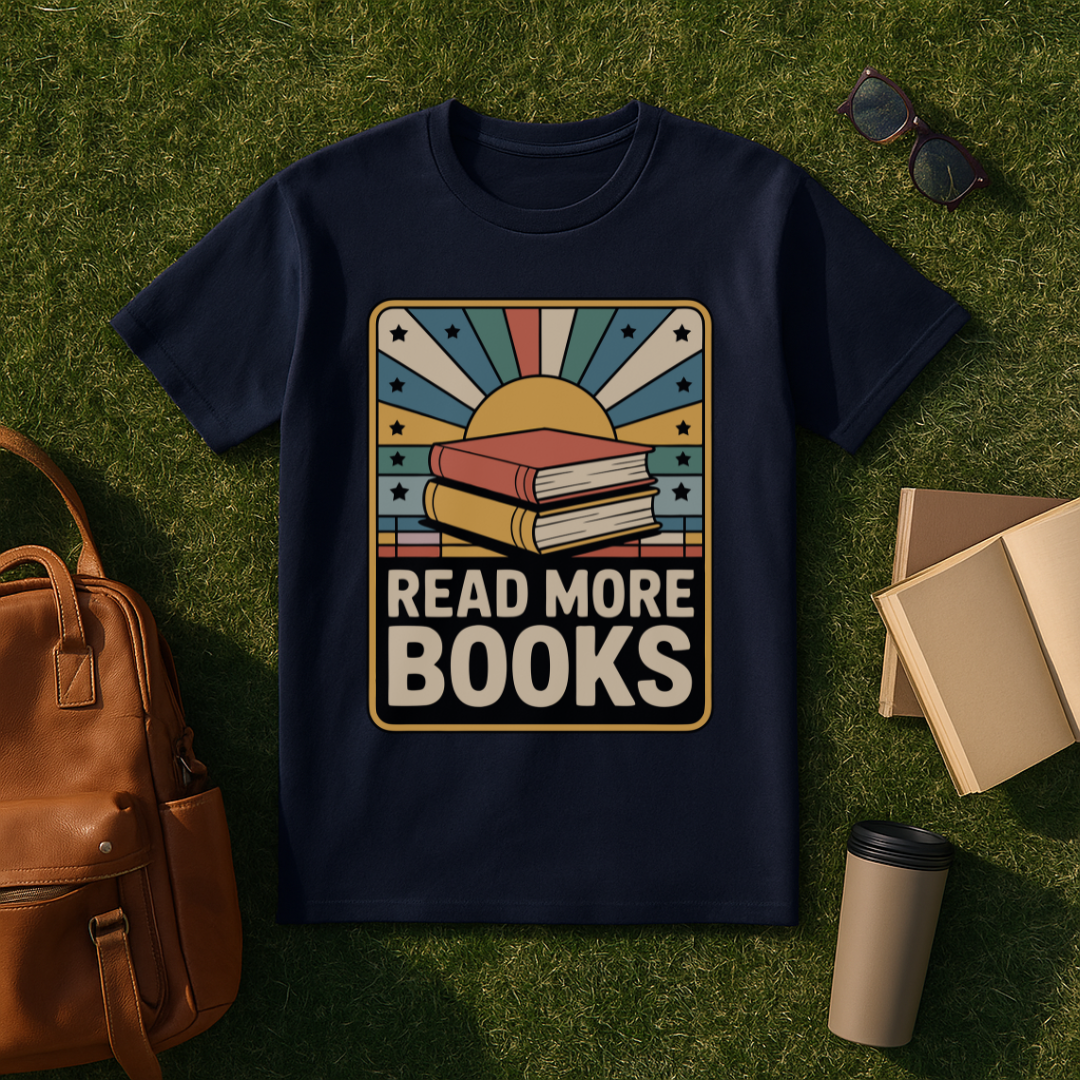 Read More Books Library Poster T-Shirt