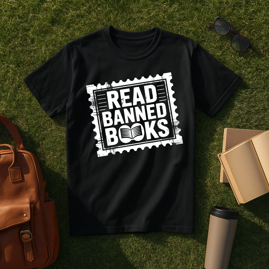 Read Banned Books Stamp T-Shirt
