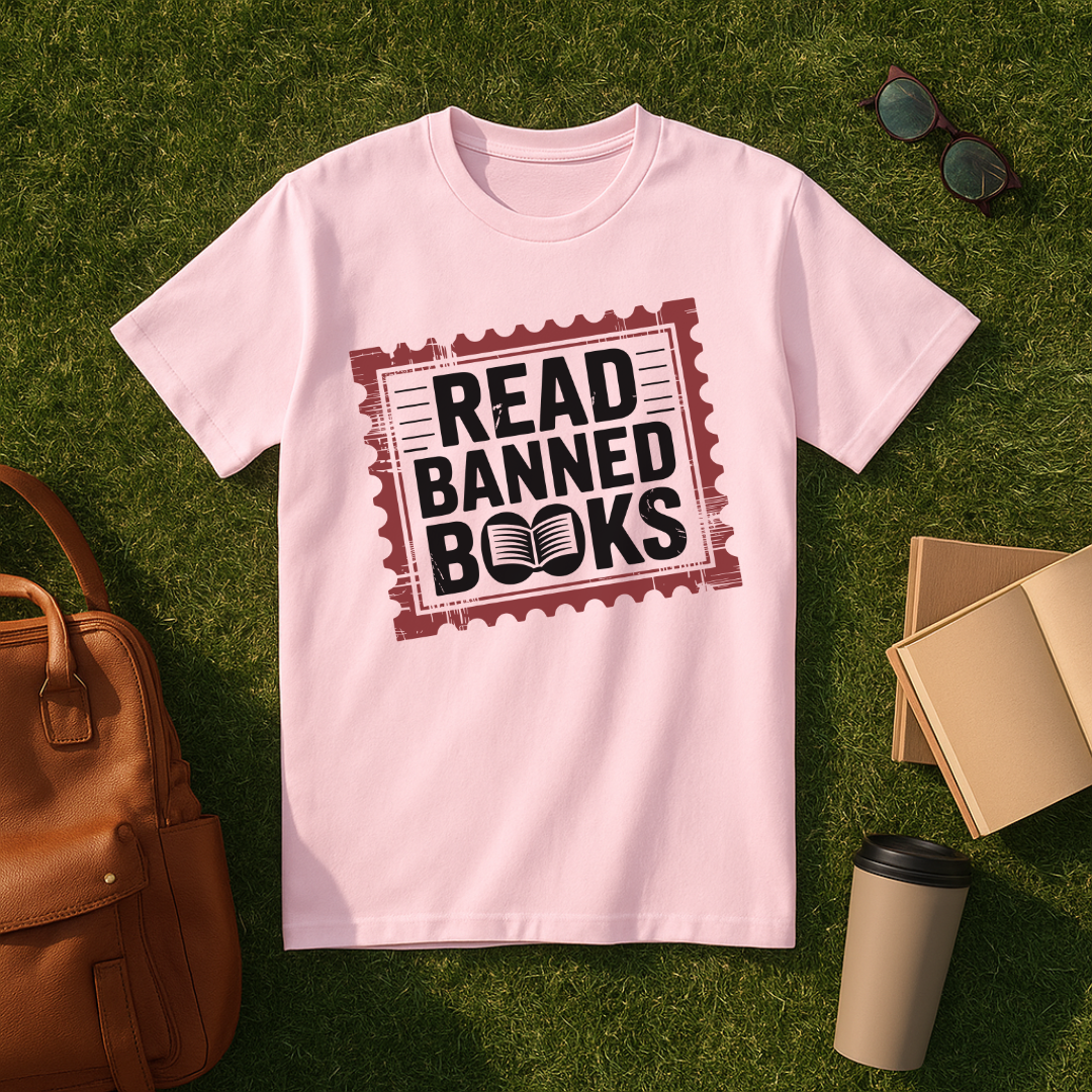 Read Banned Books Stamp T-Shirt