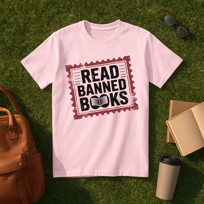 Read Banned Books Stamp T-Shirt