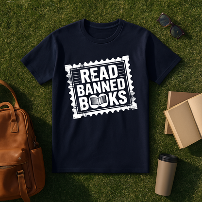 Read Banned Books Stamp T-Shirt