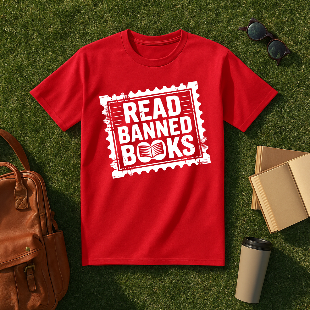 Read Banned Books Stamp T-Shirt