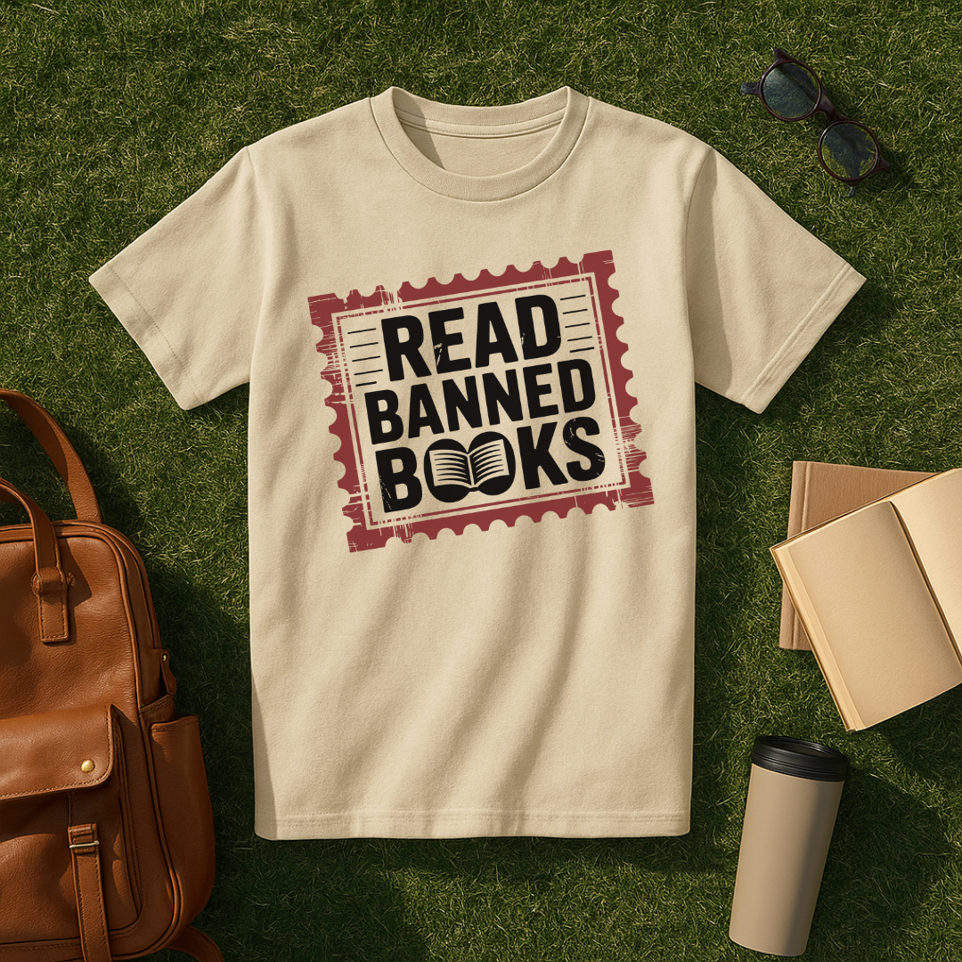 Read Banned Books Stamp T-Shirt