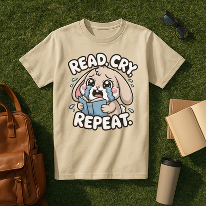 Read, Cry, Repeat T-Shirt