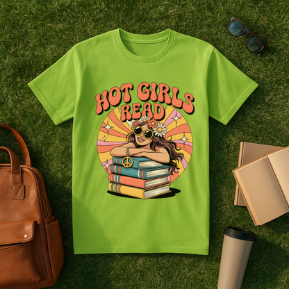 Retro Hot Girls Read T-Shirt