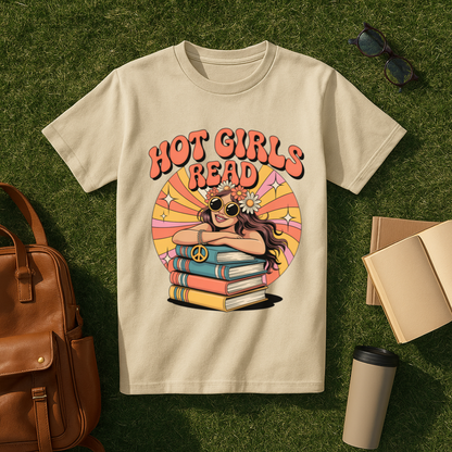 Retro Hot Girls Read T-Shirt