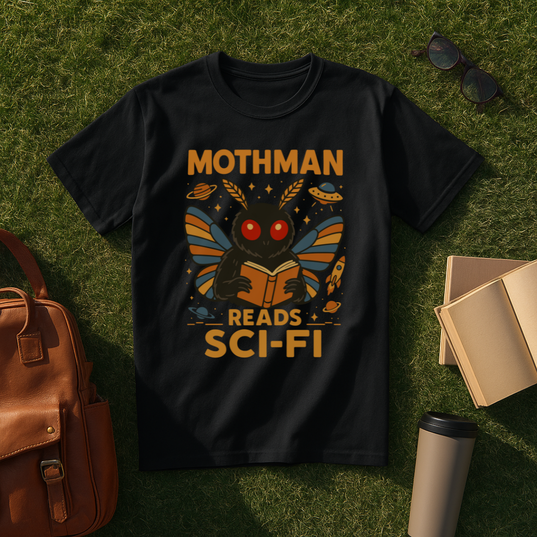 Retro Mothman Sci-Fi T-Shirt