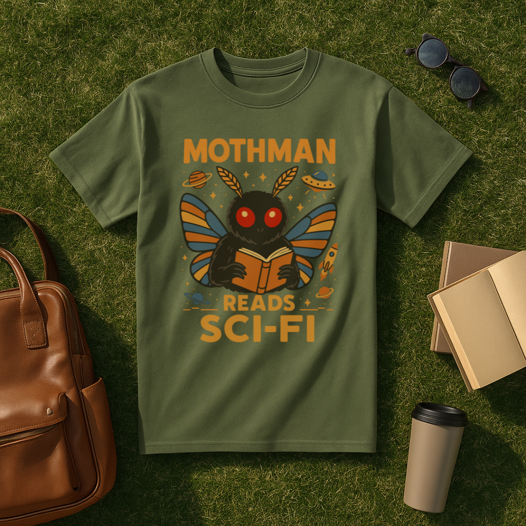 Retro Mothman Sci-Fi T-Shirt