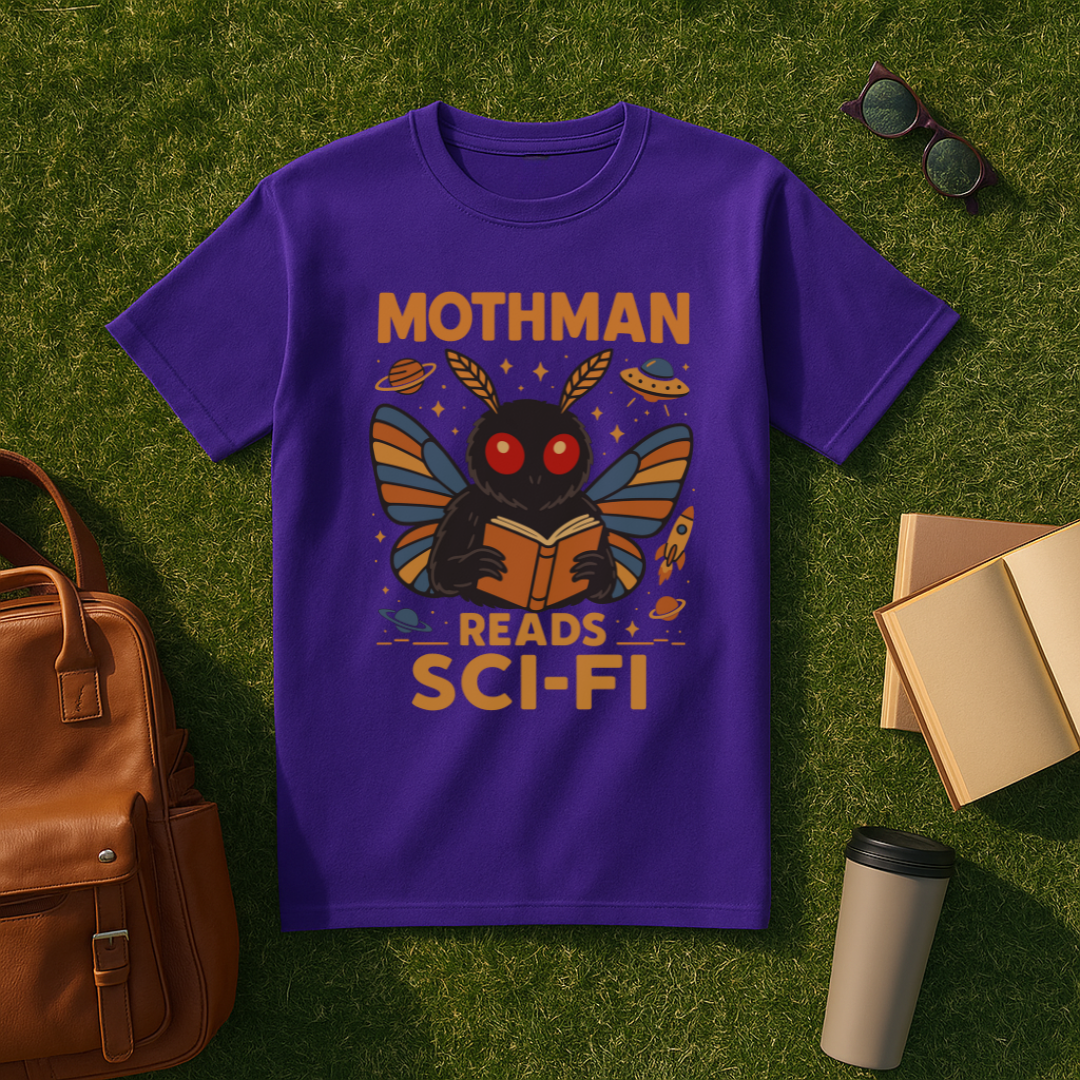 Retro Mothman Sci-Fi T-Shirt