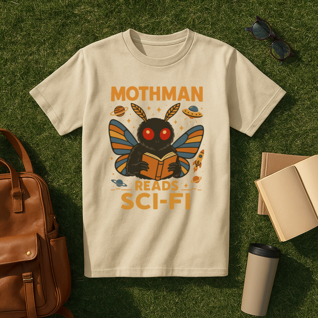 Retro Mothman Sci-Fi T-Shirt