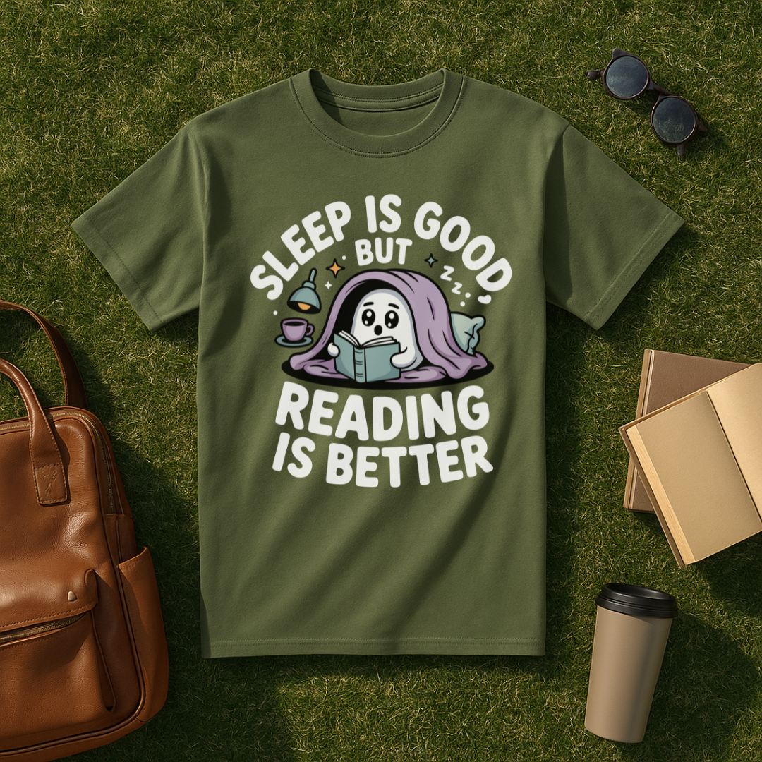 Sleep is Good but Reading is Better T-Shirt