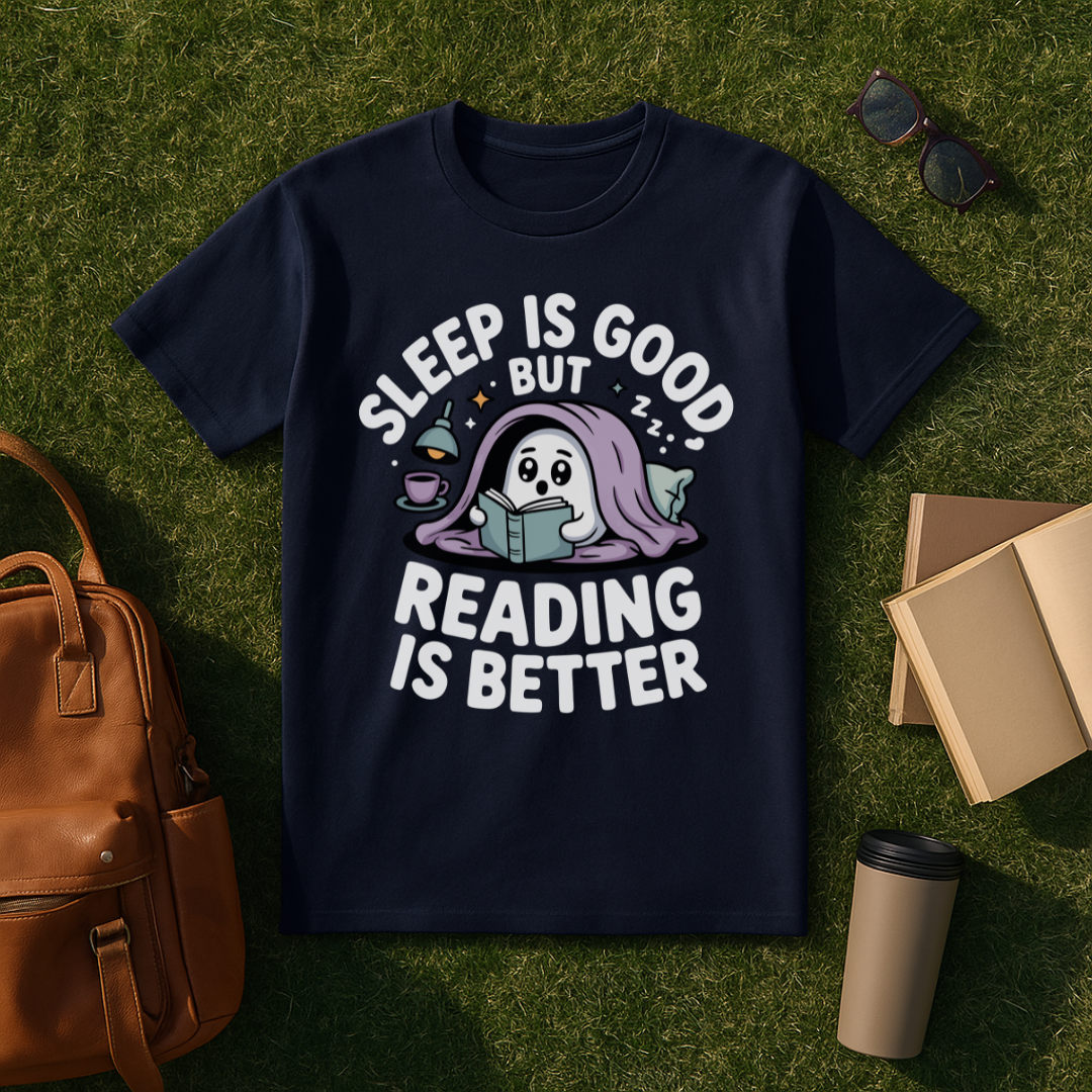 Sleep is Good but Reading is Better T-Shirt