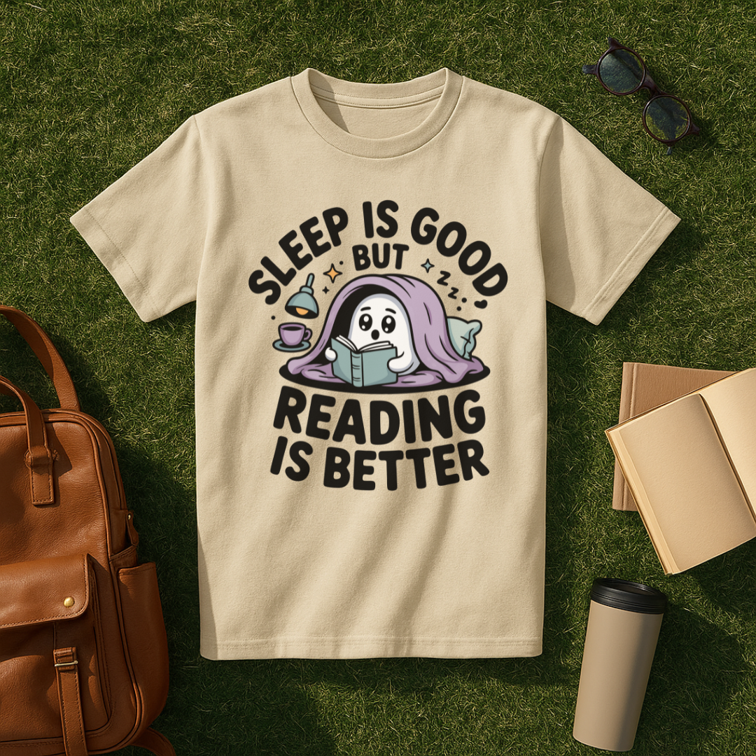 Sleep is Good but Reading is Better T-Shirt
