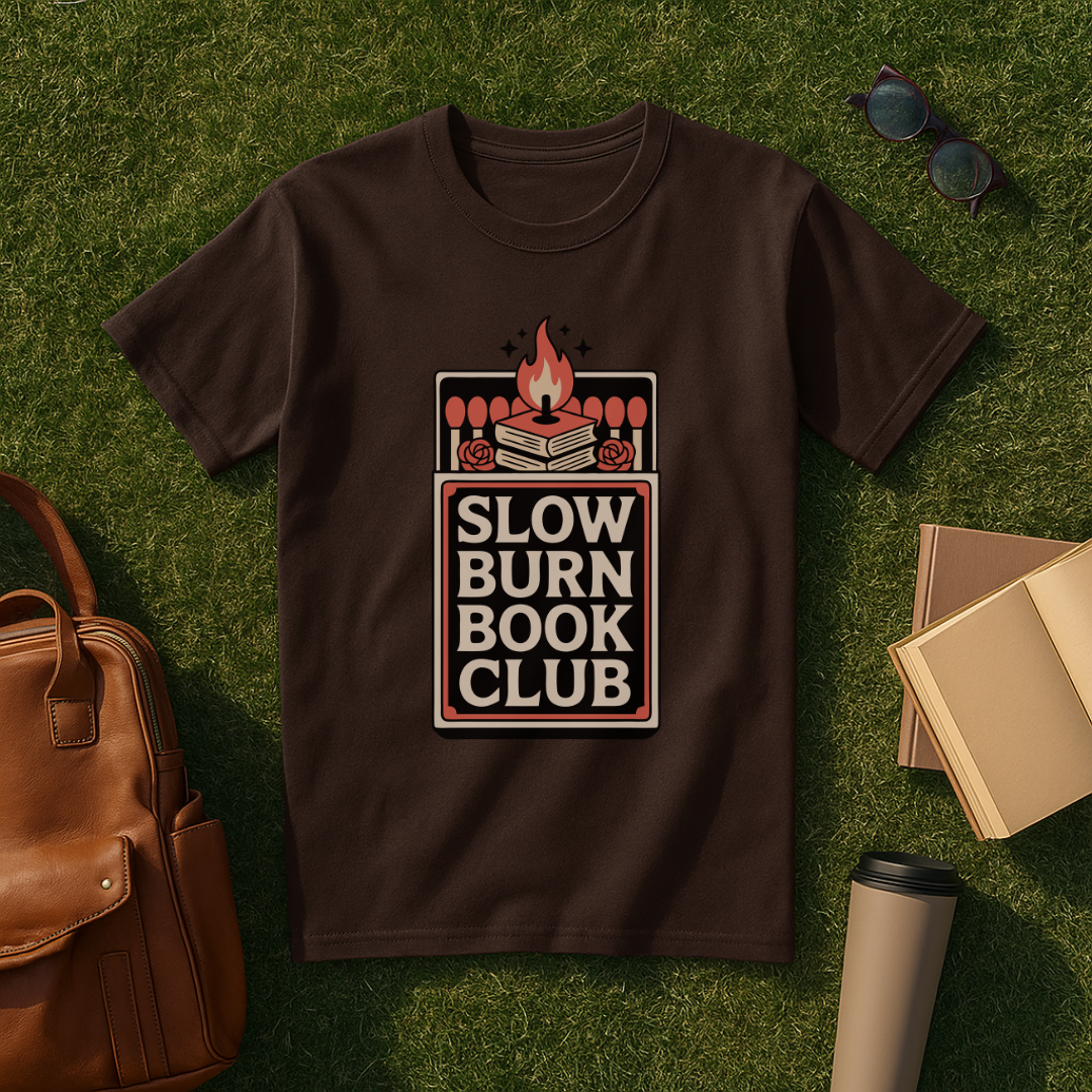 Slow Burn Book Club Match Box T-Shirt