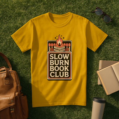 Slow Burn Book Club Match Box T-Shirt