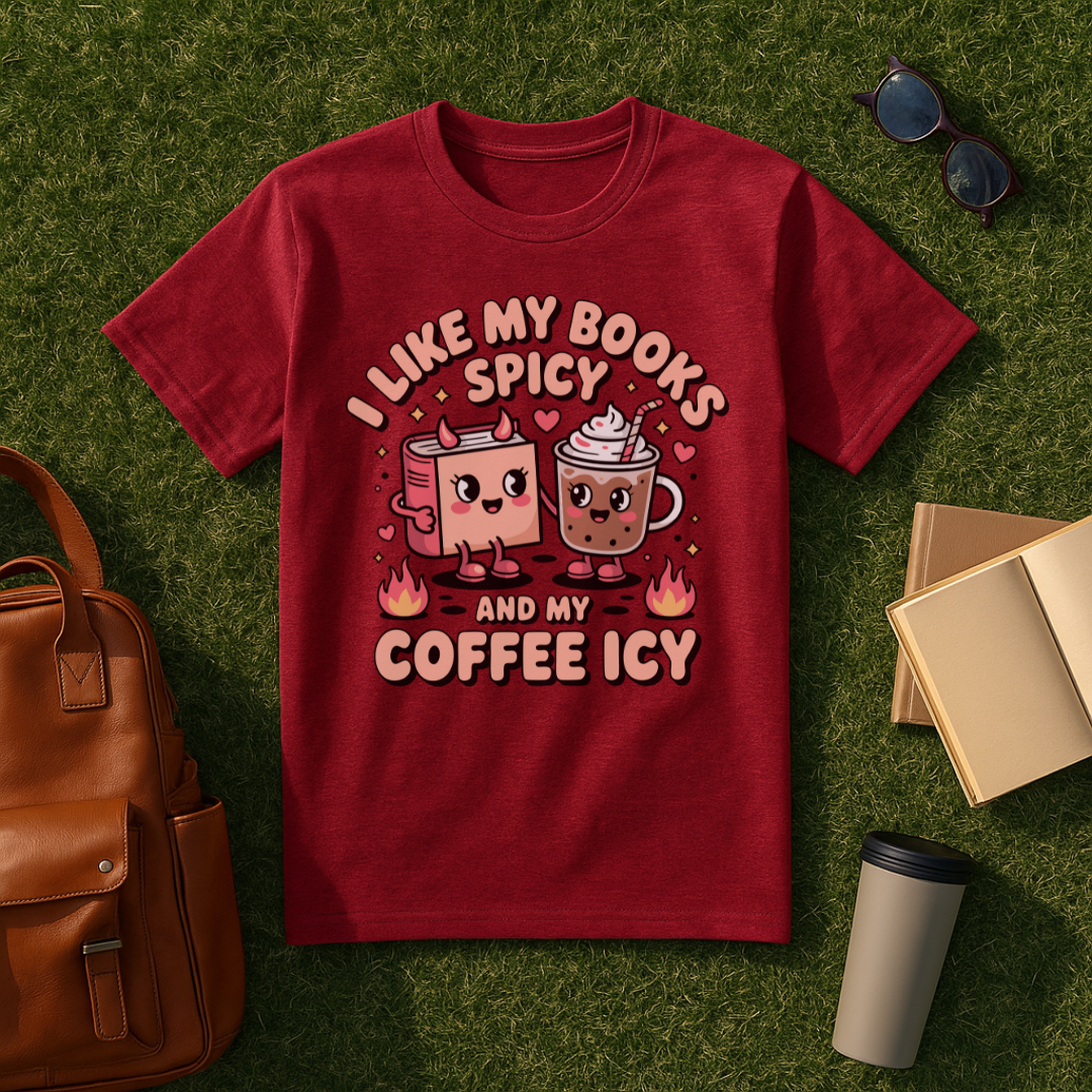 Spicy Books Kawaii T-Shirt