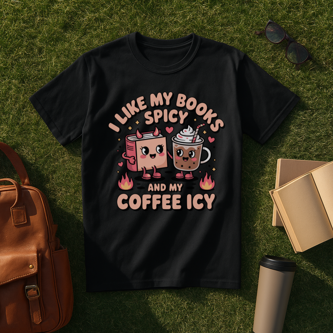 Spicy Books Kawaii T-Shirt
