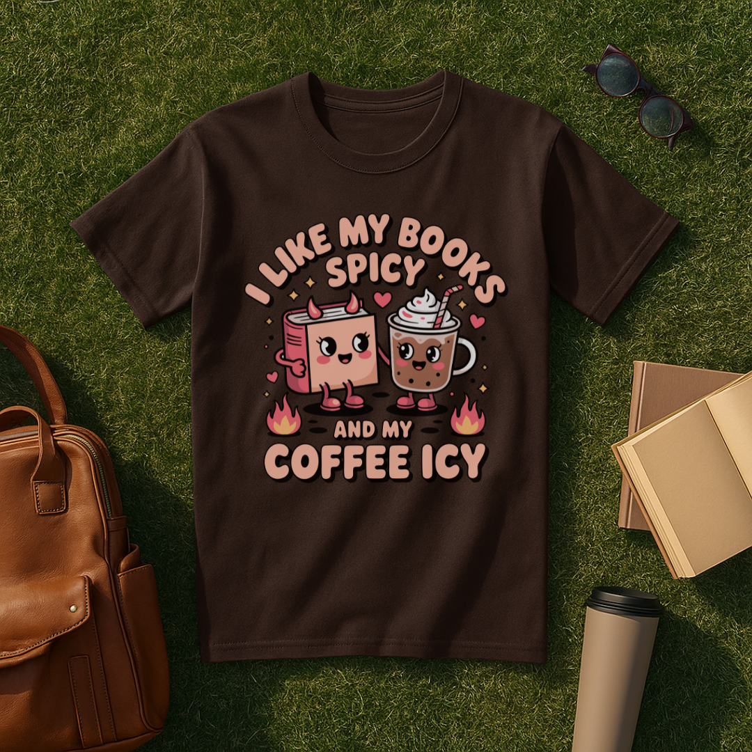 Spicy Books Kawaii T-Shirt