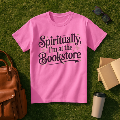 Spiritually, I'm at the Bookstore T-Shirt