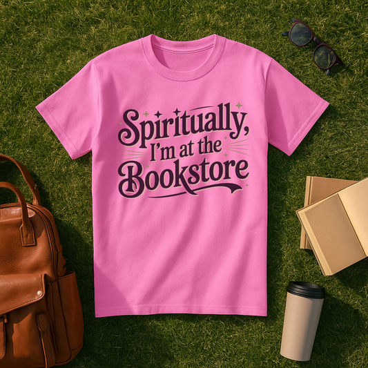 Spiritually, I'm at the Bookstore T-Shirt
