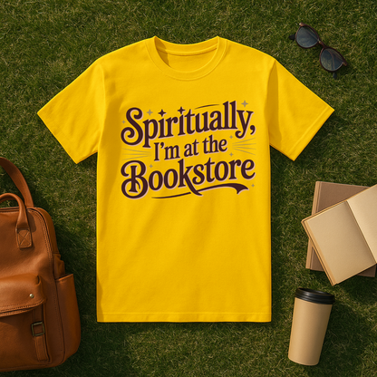 Spiritually, I'm at the Bookstore T-Shirt