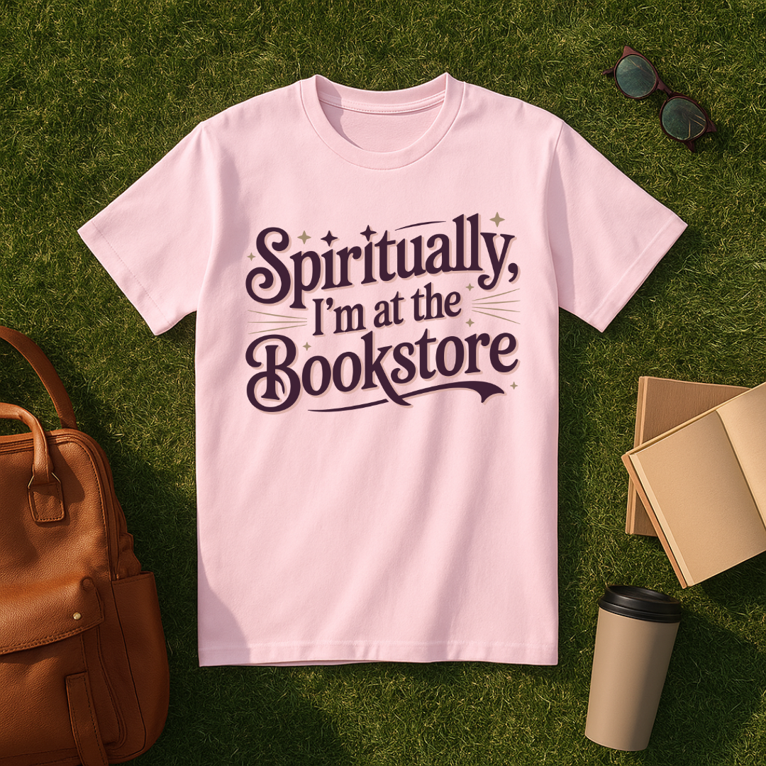 Spiritually, I'm at the Bookstore T-Shirt