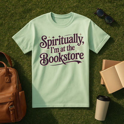 Spiritually, I'm at the Bookstore T-Shirt
