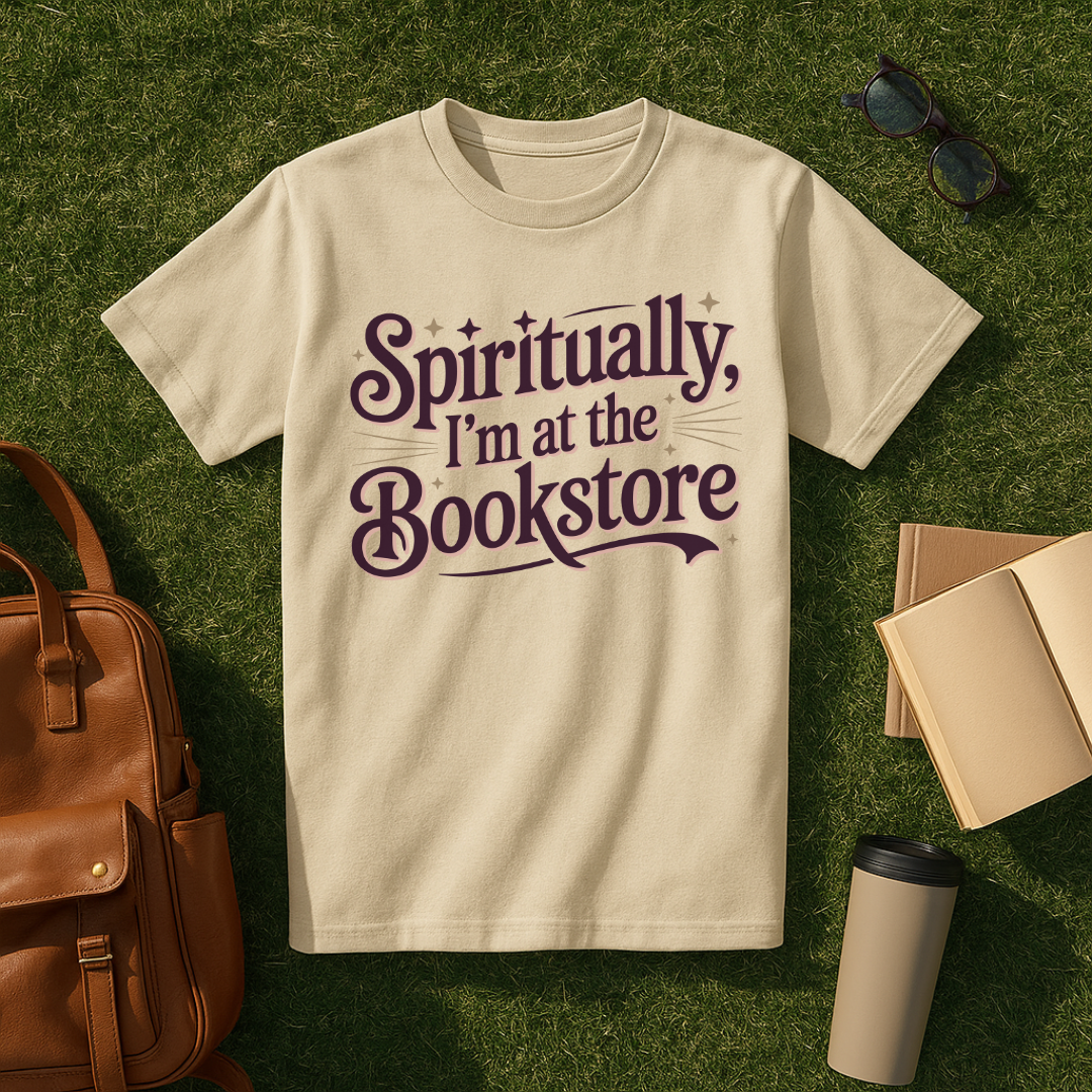 Spiritually, I'm at the Bookstore T-Shirt