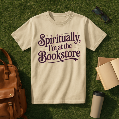 Spiritually, I'm at the Bookstore T-Shirt
