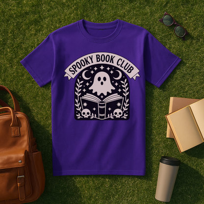 Spooky Book Ghost T-Shirt