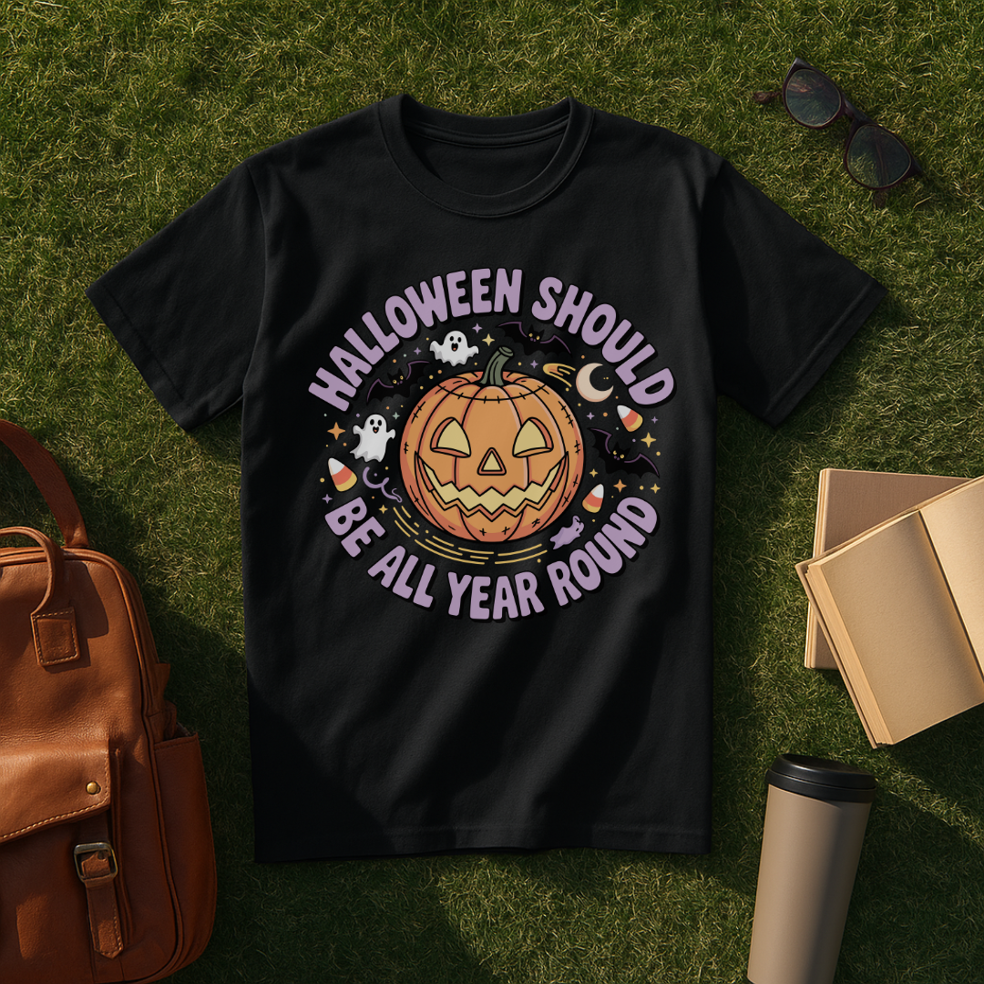 Spooky Pumpkin Halloween T-Shirt
