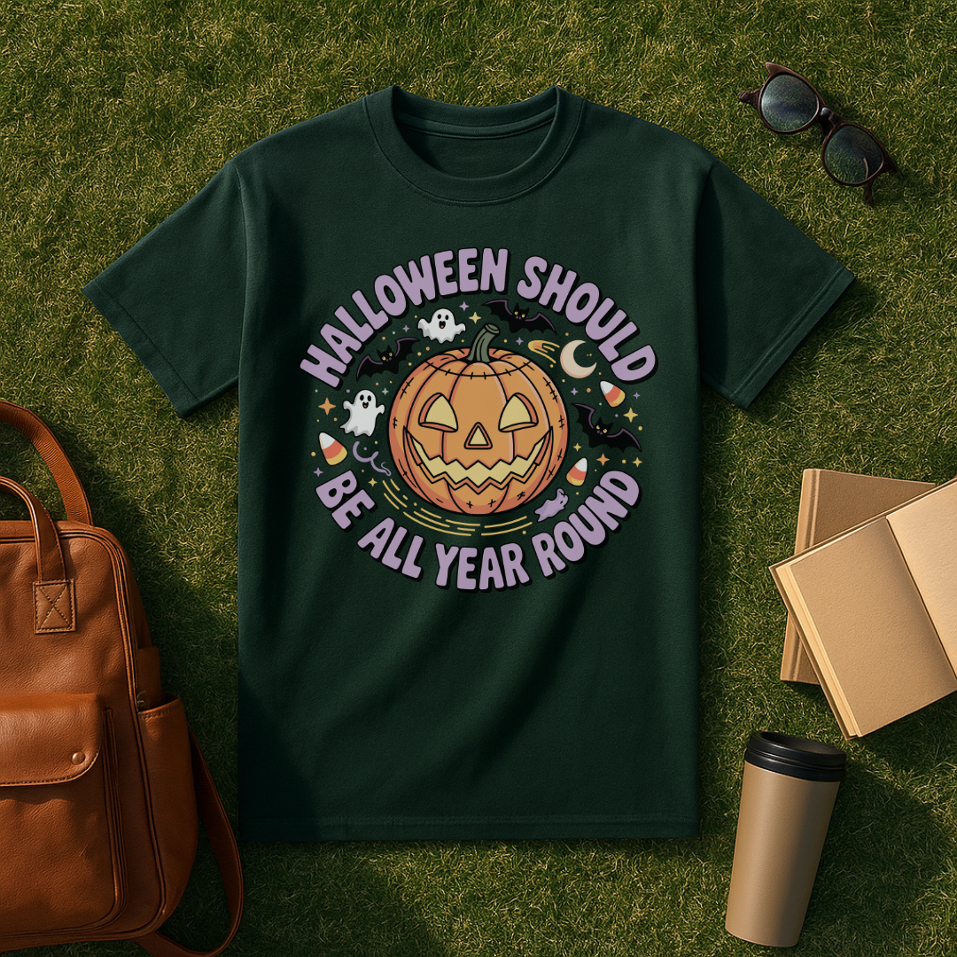 Spooky Pumpkin Halloween T-Shirt