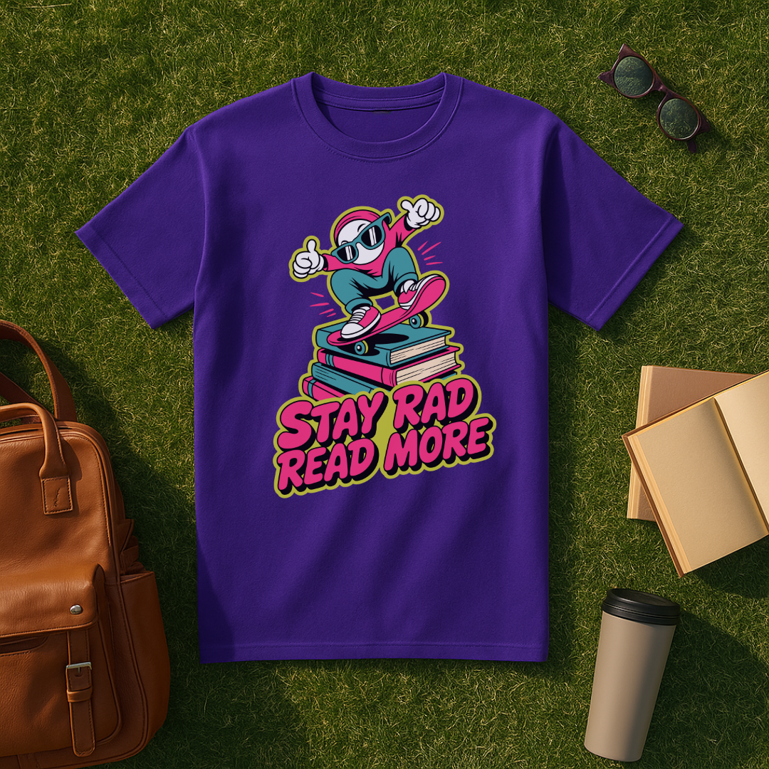 Stay Rad, Read More T-Shirt