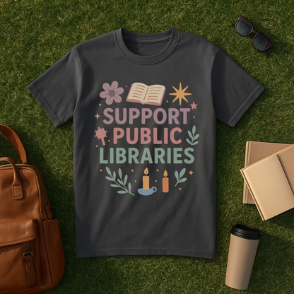Support Public Libraries T-Shirt
