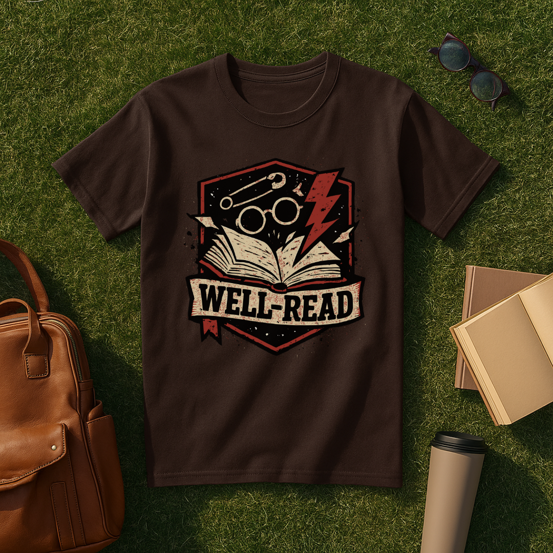 Well-Read Badge T-Shirt