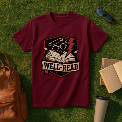 Well-Read Badge T-Shirt