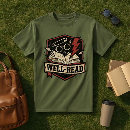 Well-Read Badge T-Shirt