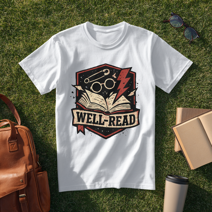 Well-Read Badge T-Shirt