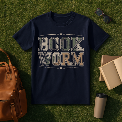 Woodland Camo Bookworm T-Shirt